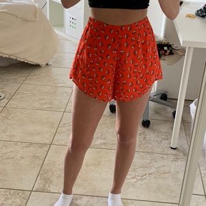 NWT Beach Riot Dahlia Floral High Waisted Shorts